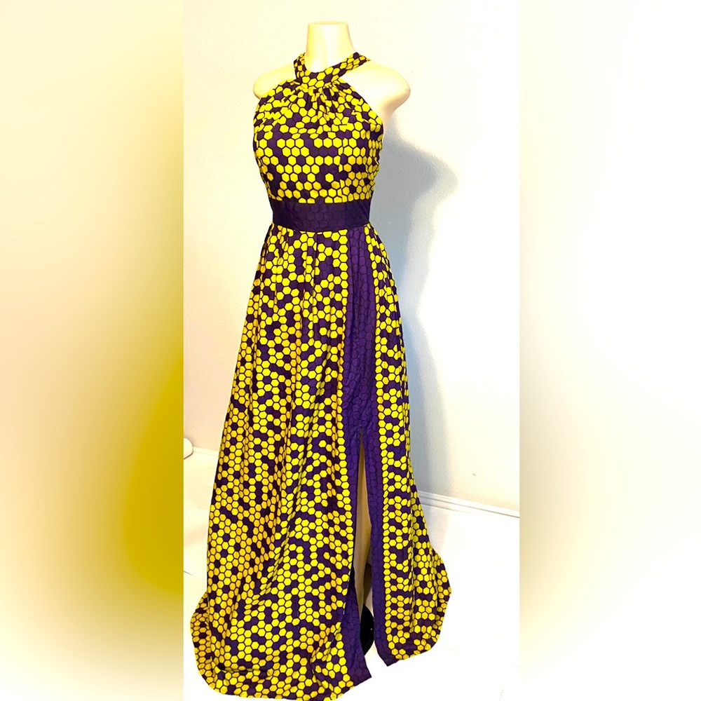 WOMEN AFRICAN PRINT,LONG MAXI DRESS